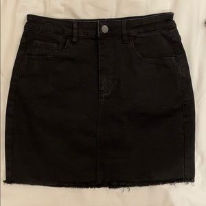 garage high rise mini skirt